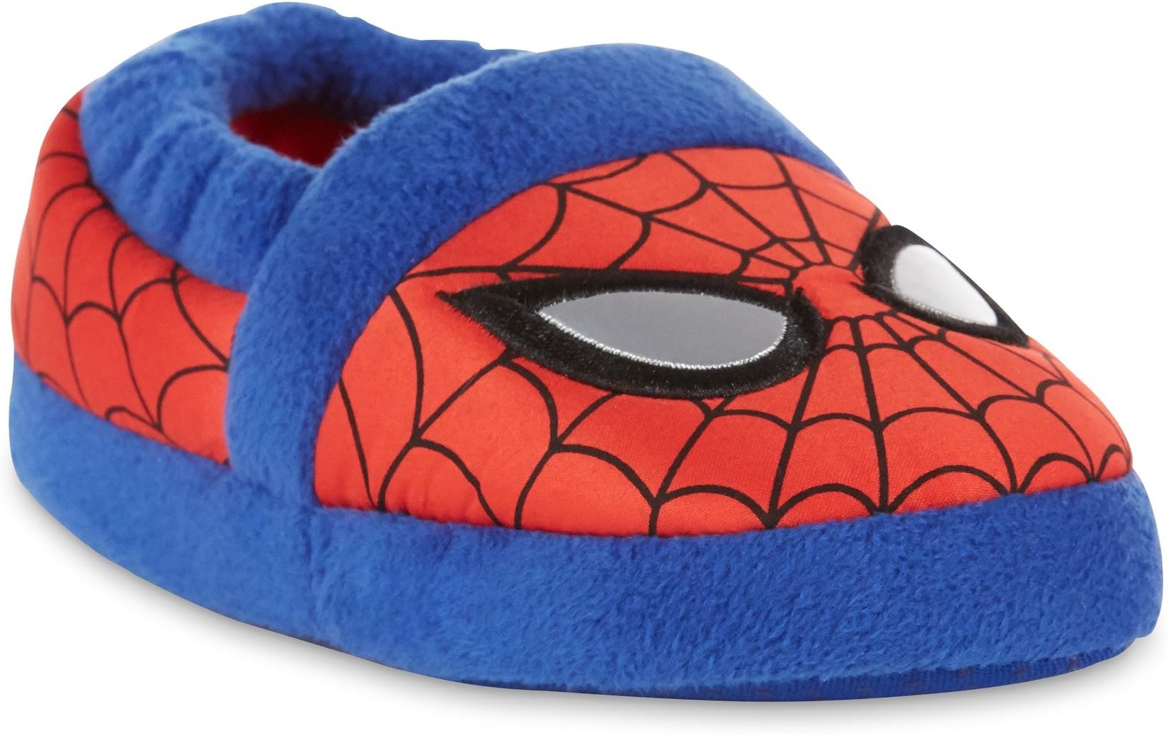 Marvel Spider-Man Toddler Boys Red and Blue Slippers (Medium / 7-8 M US Toddler)