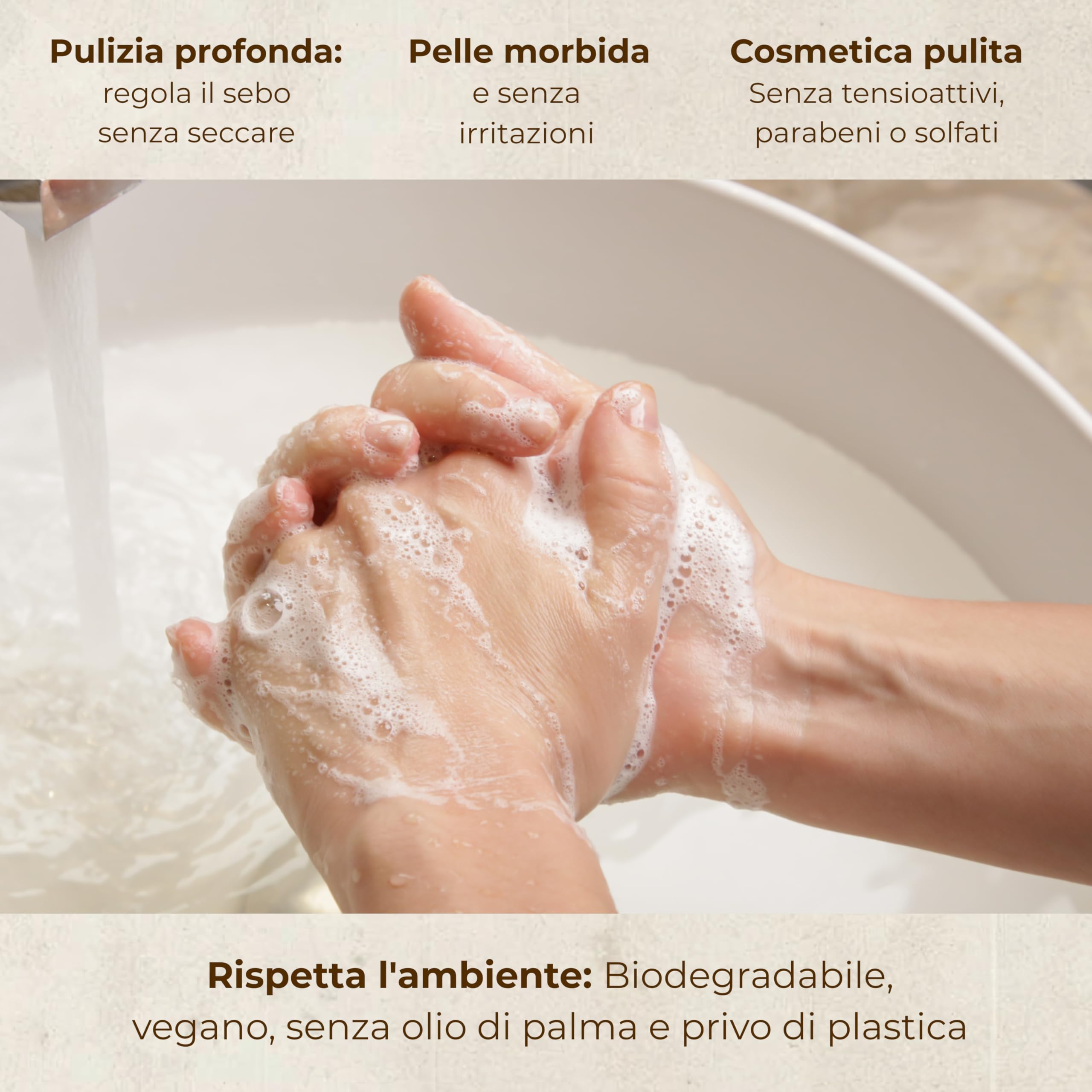 Sapone allo Zolfo per acne viso – 3 saponi naturali artigianali con Olio d’Oliva, sapone Zolfo Viso per punti neri naso e brufoli, set saponette per pelle grassa e mista, 3 x 75 g