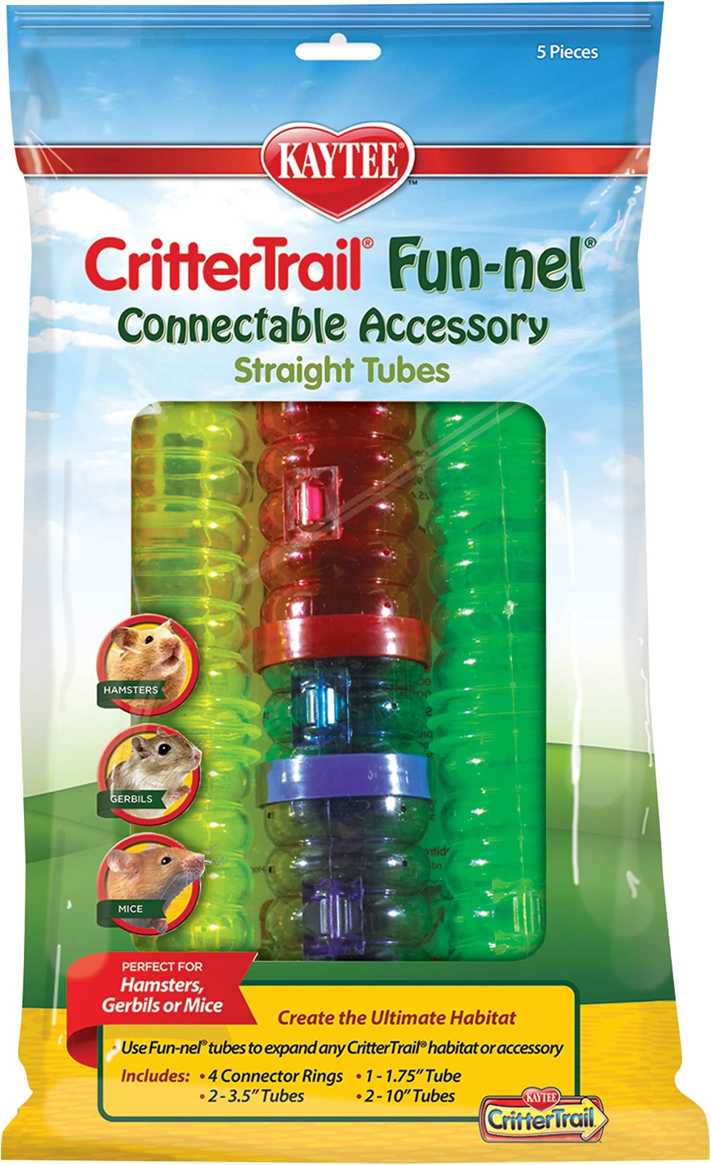 Superpet Critter Trail Value Pack 3 Fun Nels Tube