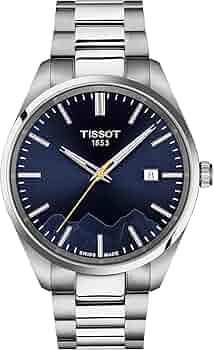 美品✨TISSOT PR100 ブルー文字盤 腕時計 ビジネス デイト 青 Amazon.co.jp: [ティソ] 腕時計 TISSOT PR 100 (ピーアール 100