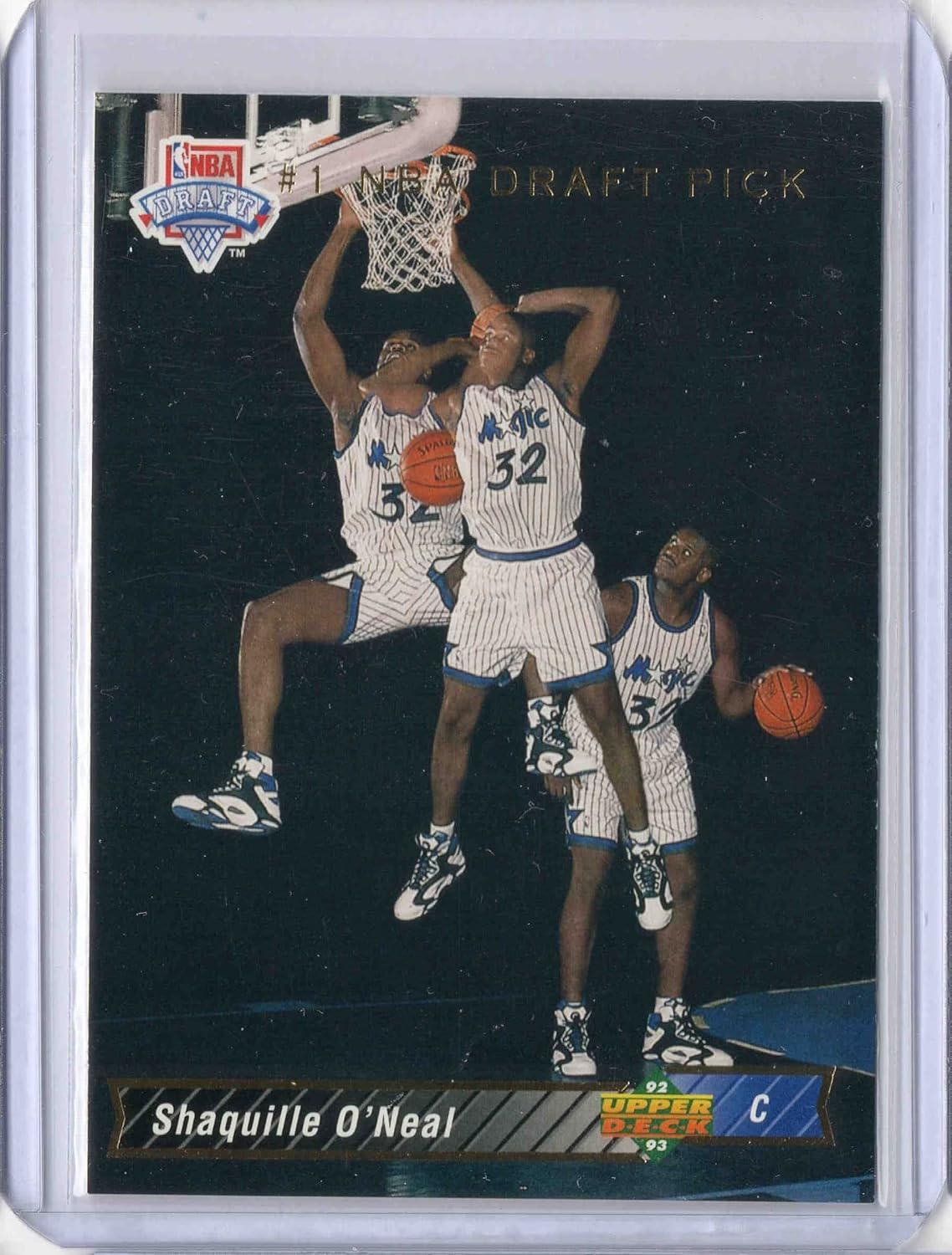 1992-93 Trading Card #1 Shaquille O'Neal SP RC/Pro Basketball First Draft Pick - Rookie Year
