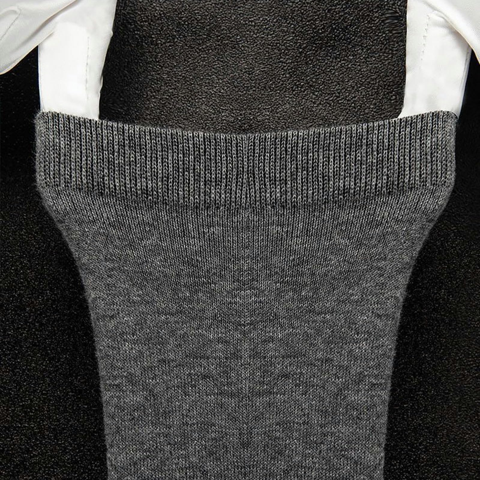 TsoLay Calzini Alla Caviglia Calzini Da Uomo In Cotone A Tubo Medio, Comodi Calzini Traspiranti Per Quattro Stagioni, Calzini Da Lavoro Casual, 10 Paia Per Confezione