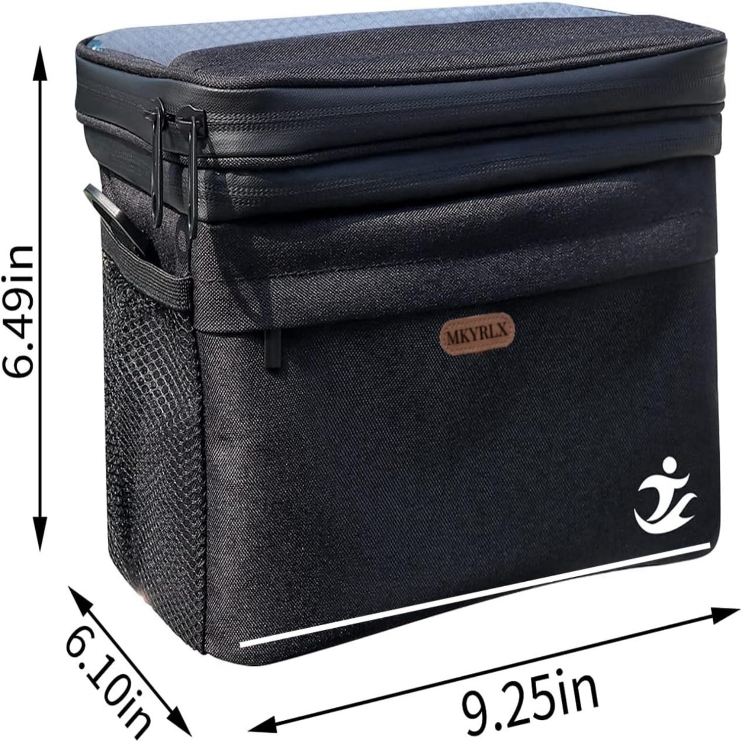 Bolsa Manillar Bicicleta, Bolsa Bicicleta Manillar Impermeable Para Ciclismo Con Pantalla Táctil, Bolsa Bicicleta para Manillar de Gran Capacidad con Correa para el Hombro, para MTB