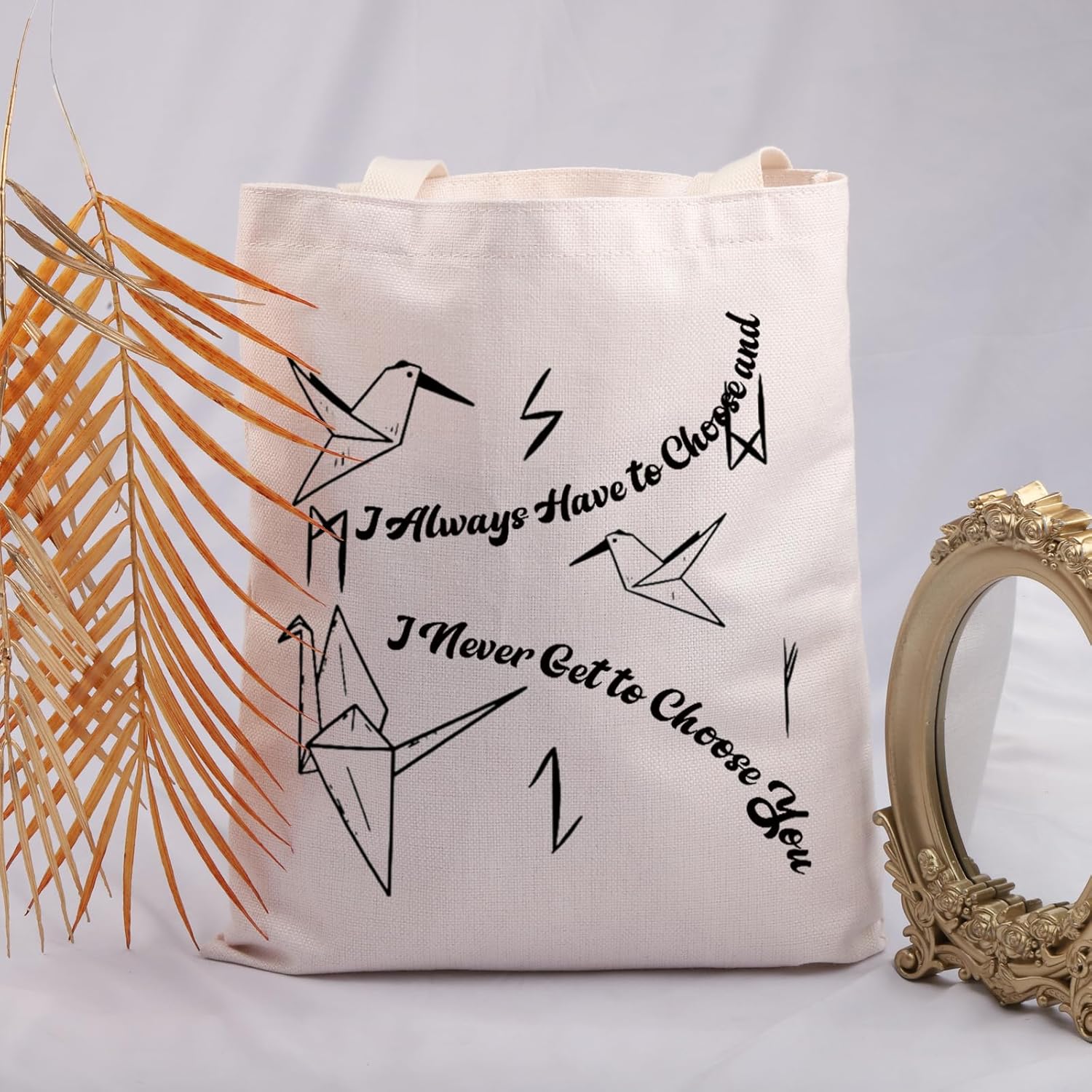 JNIAP Dramione Fanfic Reader Fans Gift Fiction Lover Tote Bag Bookworm Bookish Gift for Fanfic Lover (I Always Have Tote Bag) - Image 4