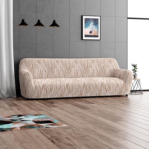 Miniatura 2 de Funda elástica para sofá y sofá biplaza  Funda elástica para sofá  Funda de cojín para sofá  Funda de poliéster suave  Protector lavable de 1 pieza