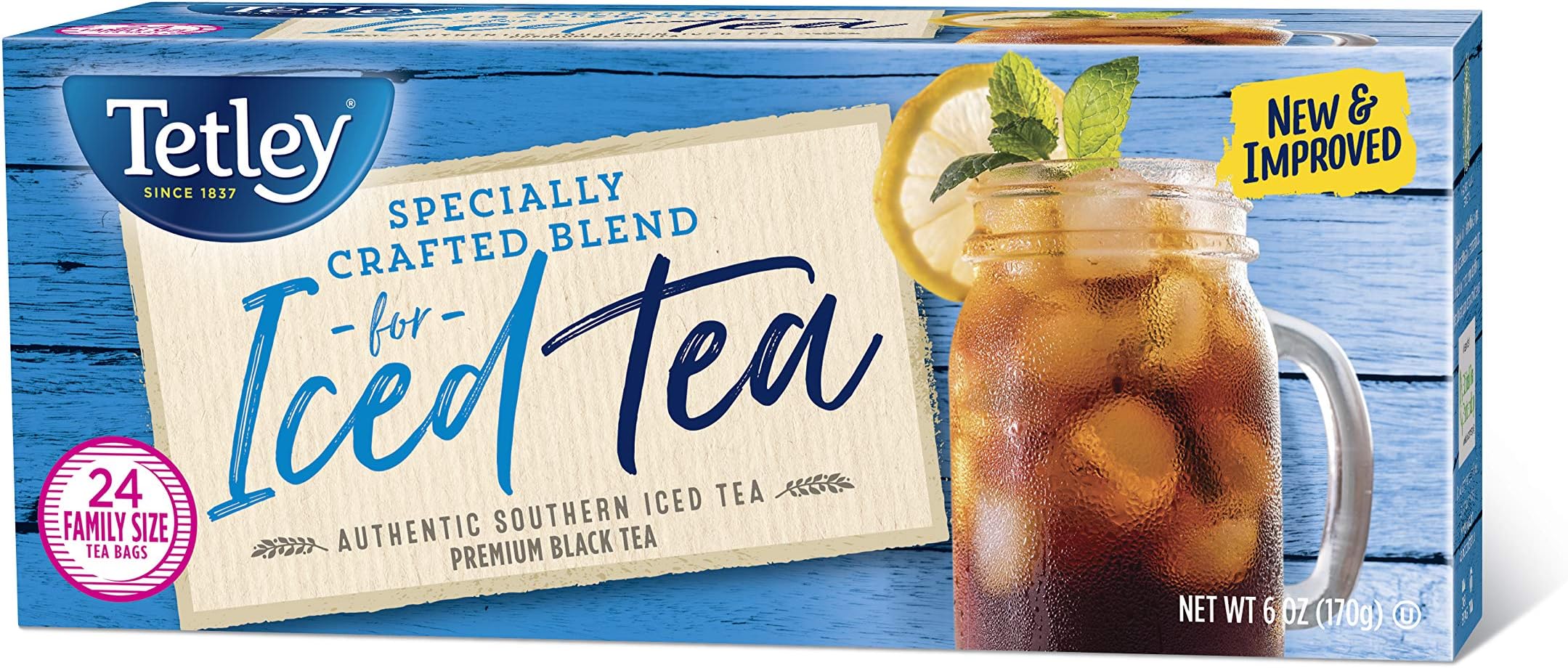 Black Tea, Iced Tea Blend, Family Size, 24 Round Tea Bags