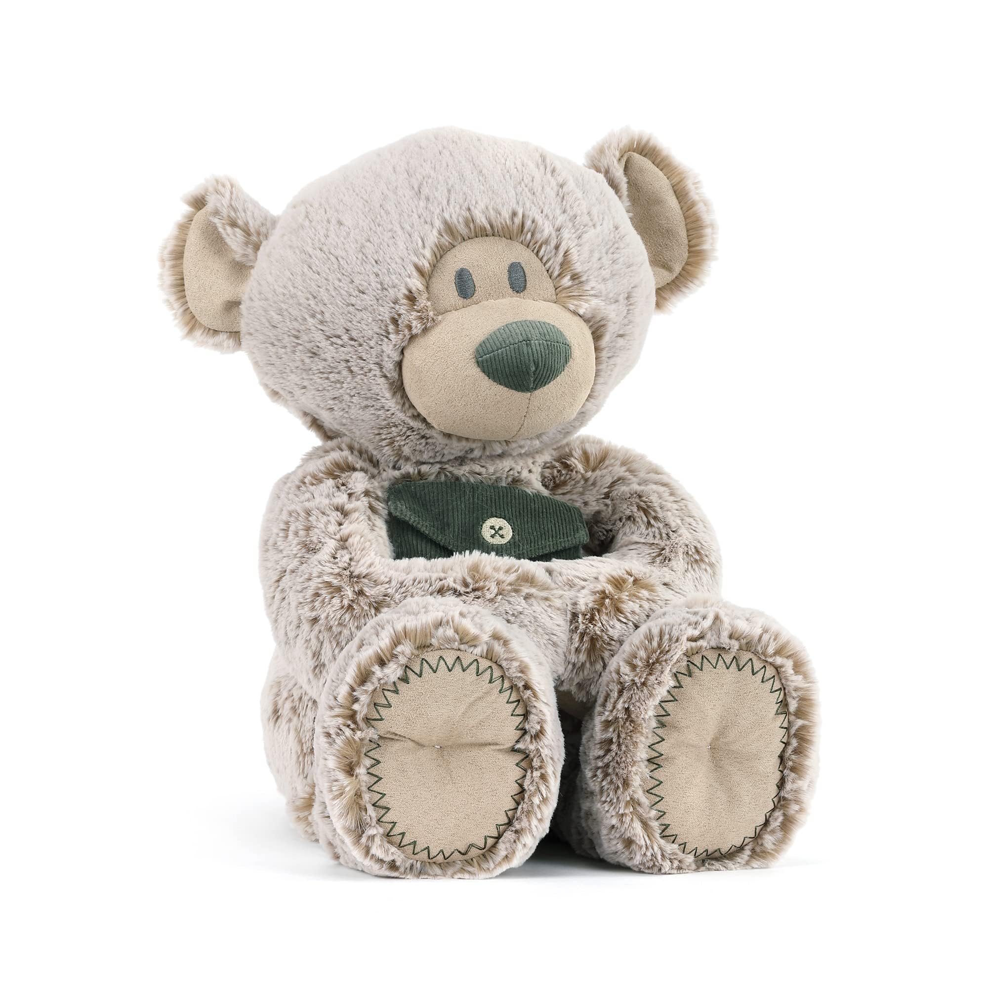 Teddy♡Bearことよろでございます　0106 Amazon.com: DEMDACO Pocket Prayer Teddy Bear Soft Grey 16 inch