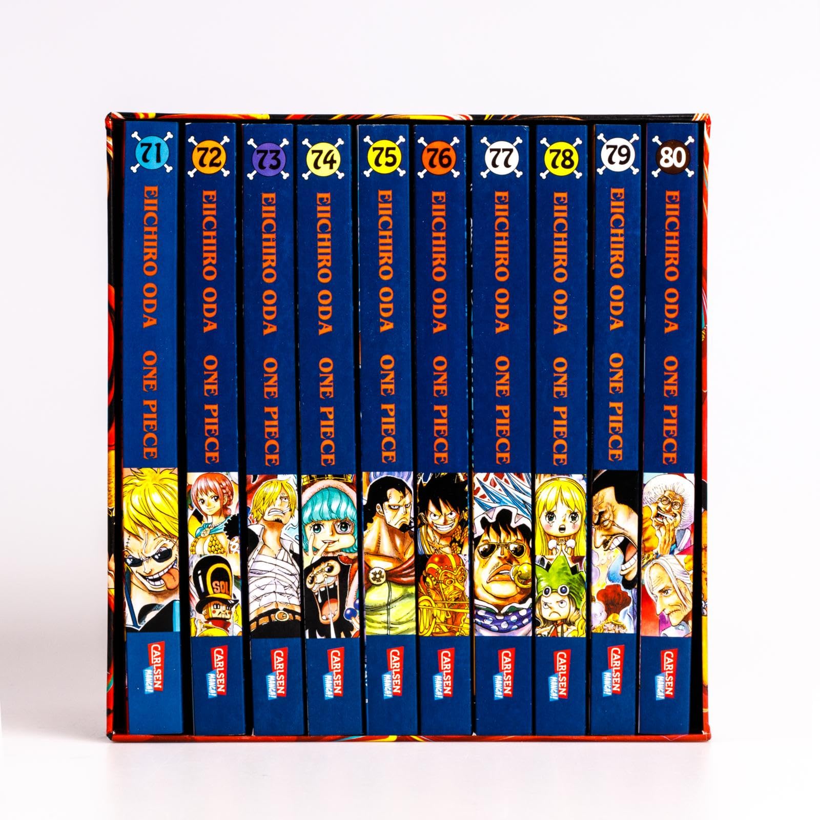 One Piece Sammelschuber 8: Dressrosa (inklusive Band 71-80): Der achte Sammelschuber des weltweit beliebten Manga ONE PIECE – ein perfektes Set für Fans und Neulinge!