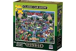 Dowdle Jigsaw Puzzle: Experience the Thrill of a Classic Car Show at Your Fingertips