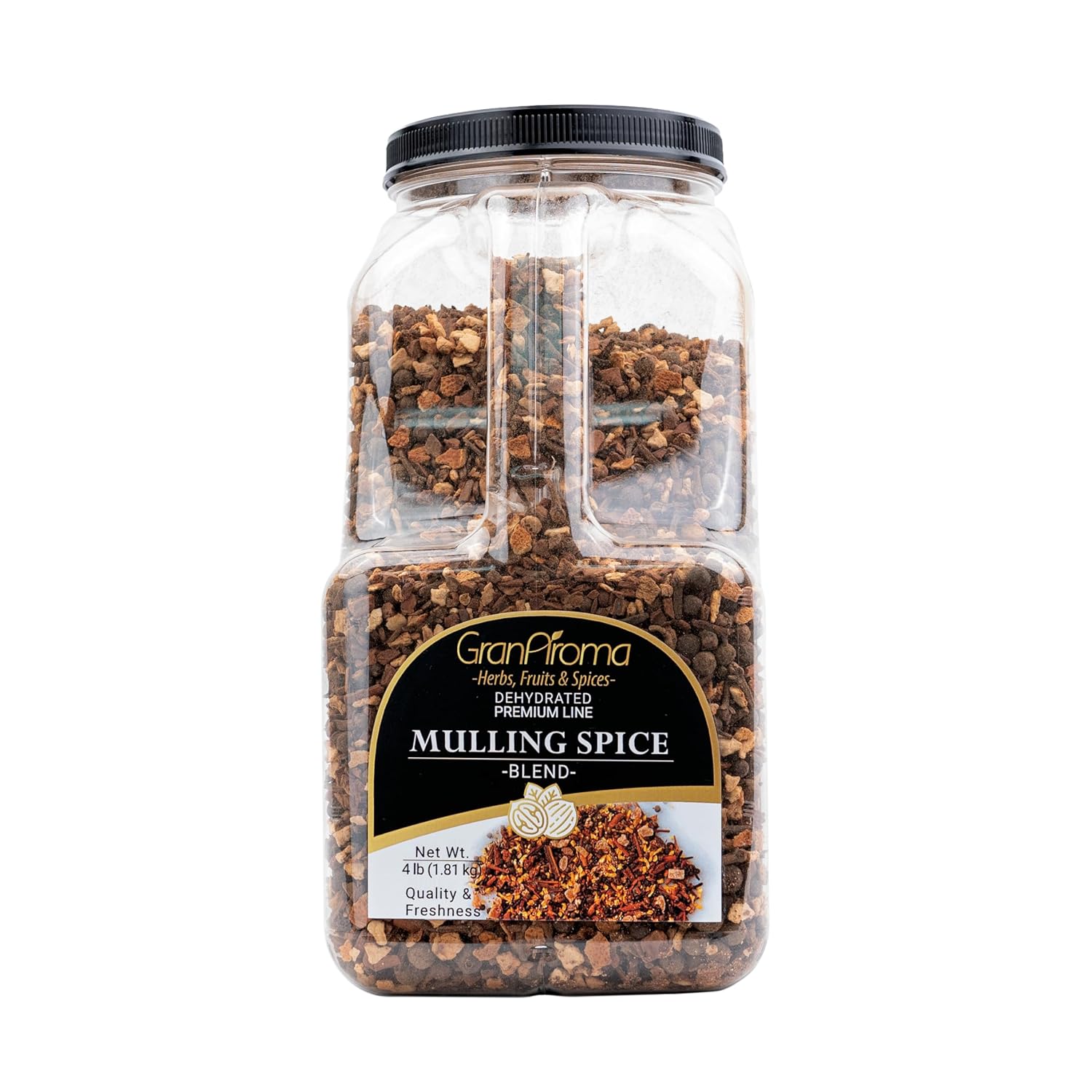 GranAroma Mulling Spice Blend, Sweet & Aromatic, Holiday Spice Blend, Potpourris & Teas (4 Pound)