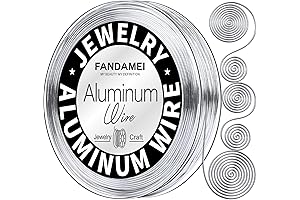 FANDAMEI Craft Wire 20 Gauge 98 Feet: Versatile Jewelry, Sculpting, and Craft Wire