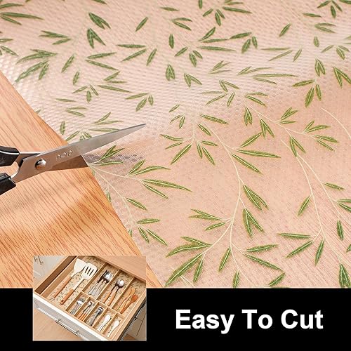 Vista 87 de Cooyes - Revestimiento para estantería de alacena, refrigerador, cajón, cocina, almacén, escritorio, tapete no adhesivo, antideslizante, duradero