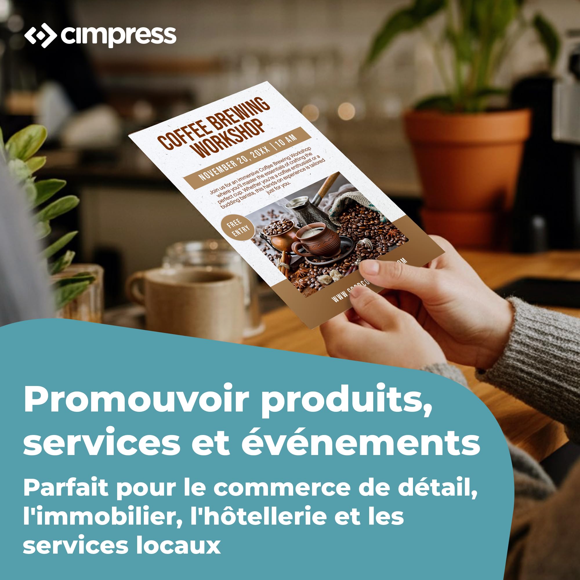 Flyers Publicitaires Personnalisés A6 Vertical, Impression Mat, Pack de 500