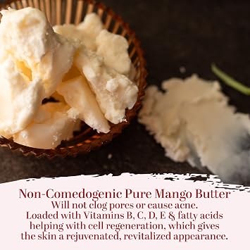 Better Shea Butter Body Butter Making Kit - Includes Raw Mango Butter, Raw Apricot Oil, Pink Mica, 2 jars and Recipes Card with Link to Video Tutorial - Natural Whipped Mango Body Lotion Making Kit
