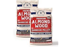 100% Pure Almond Wood Barbecue Grilling Pellets (40 lbs)