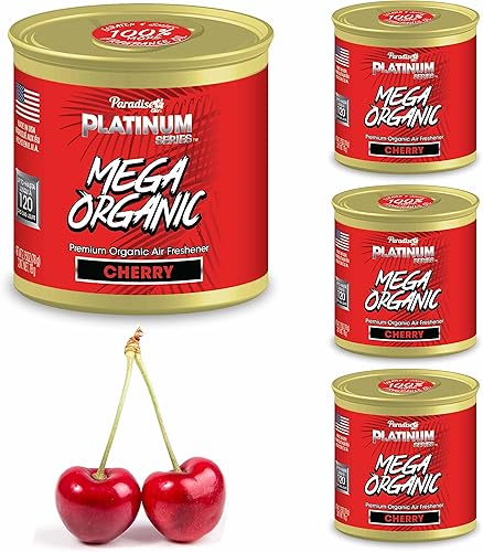 Miniatura 2 de La fibra orgánica mega del ambientador de aire de 4 paraíso puede cereza duradera del aroma del aroma