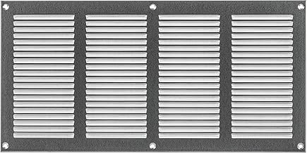 400x200mm Métal Galvanisé Grille de Ventilation - Grille D'aération avec Moustiquaire