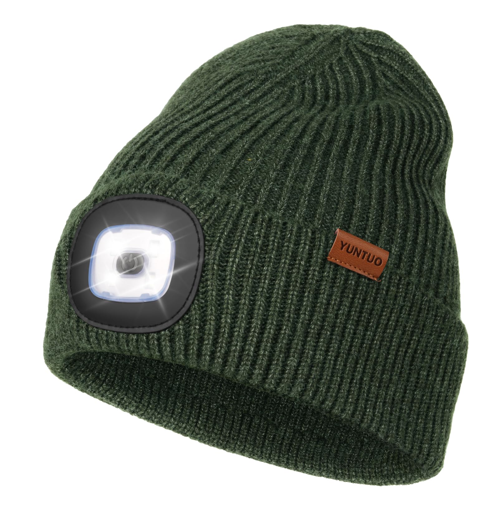 Gorro LED recargable unisex de invierno con luz integrada 7