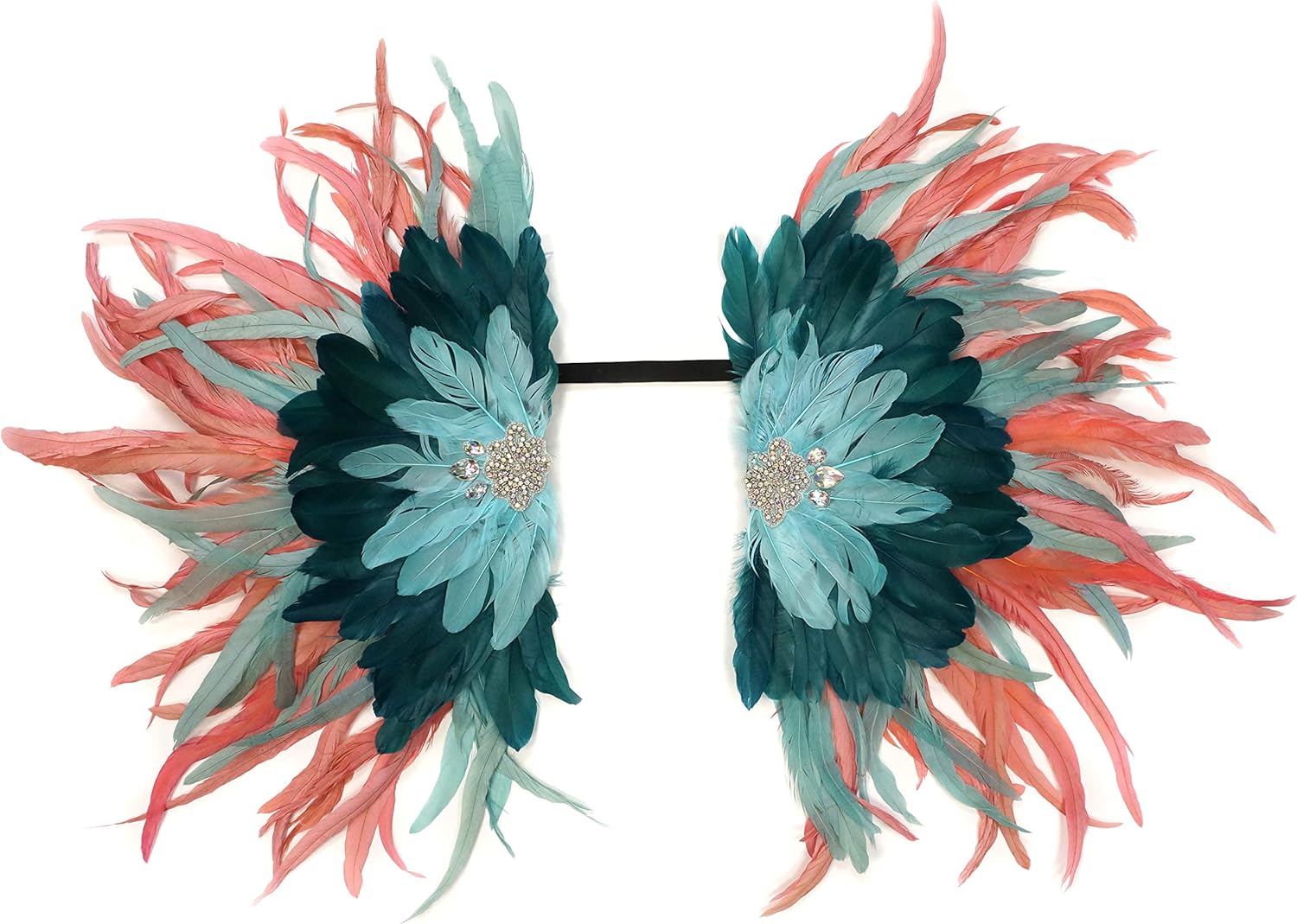 ZUCKER Tropical Feather Carnival Mardi-Gras Costume Accessory – Cosplay, Halloween, Parade Outfit