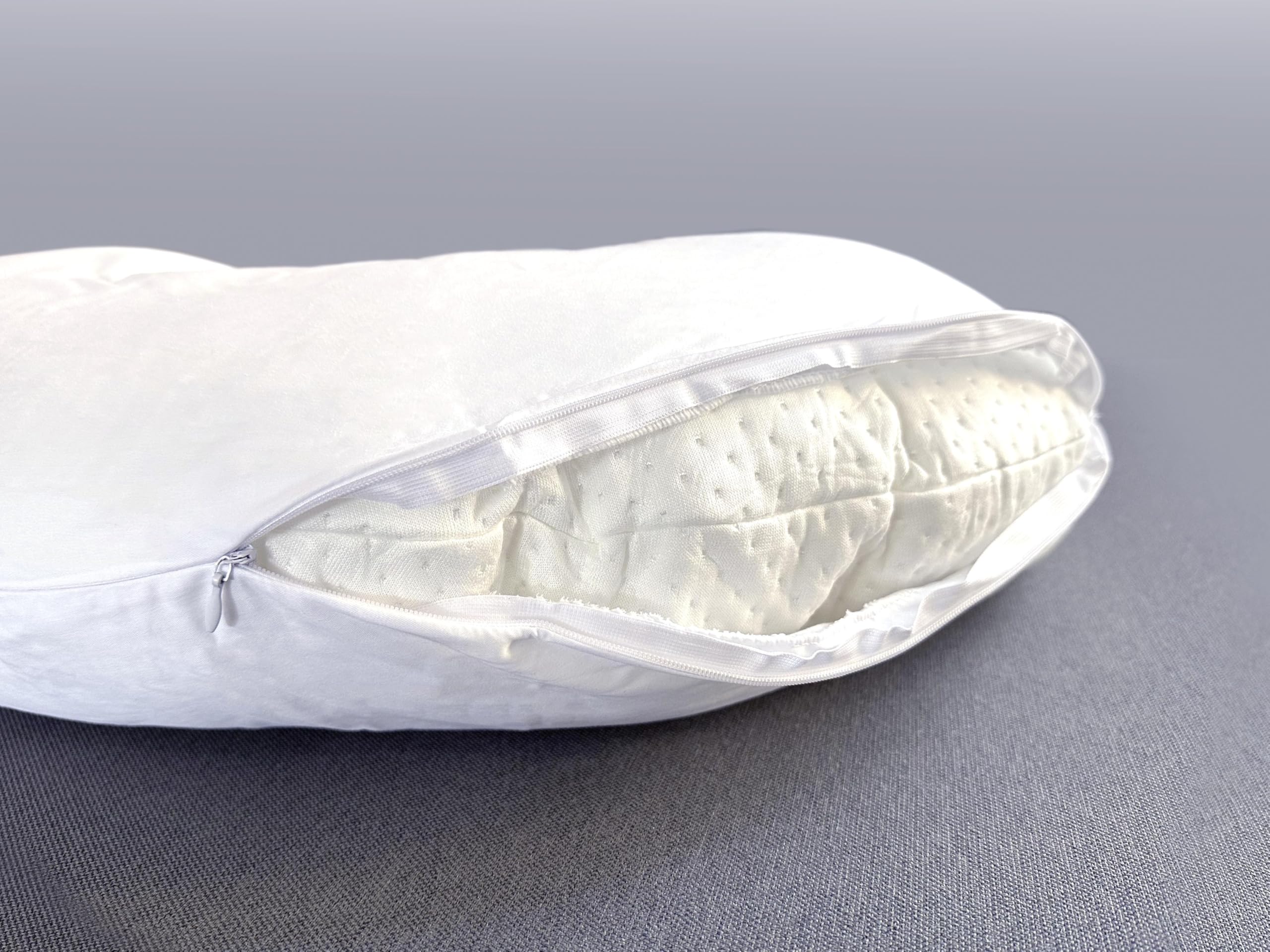 Poduszka Ciążowa z Podparciem dla Całego Ciała - Ergonomiczna Poduszka Podpierająca Oddychający Materiał - Ortopedyczna Poduszka Można Prać - XL 132 x 63,5 x 15 cm