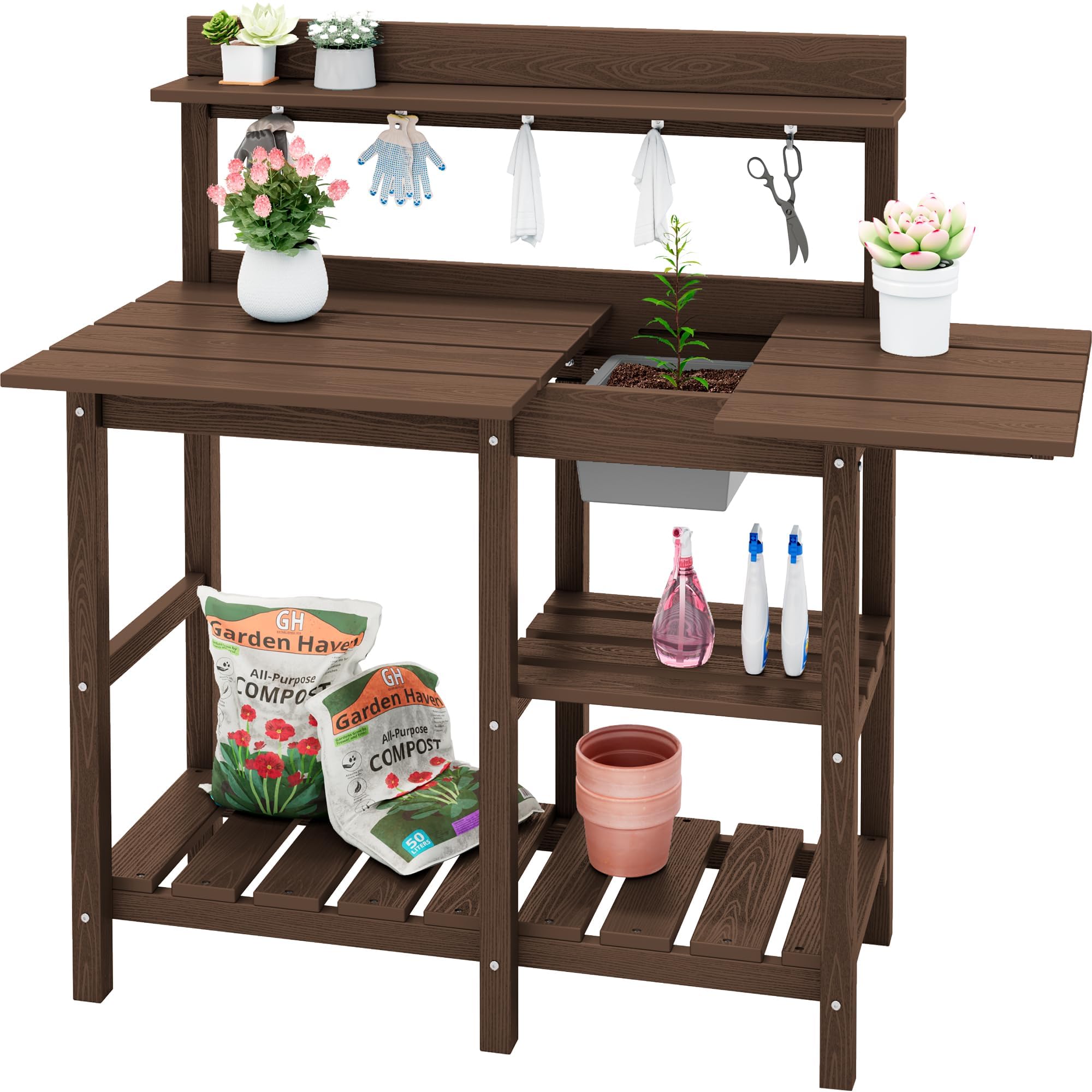 SERWALL Outdoor Potting Bench
