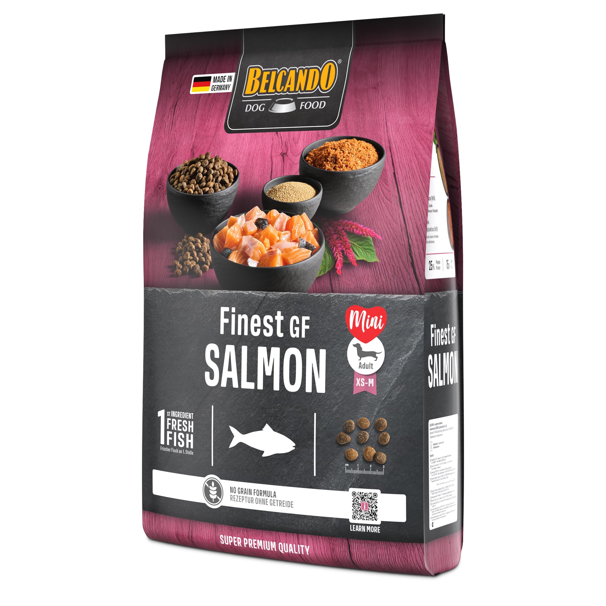 Belcando Finest GF Salmon [4 kg] Cibo per cani senza cereali