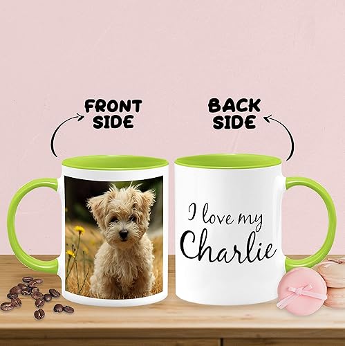 Miniatura 8 de Tazas de café personalizadas tazas de cerámica personalizadas añadir imagen crear logotipo con texto 11oz
