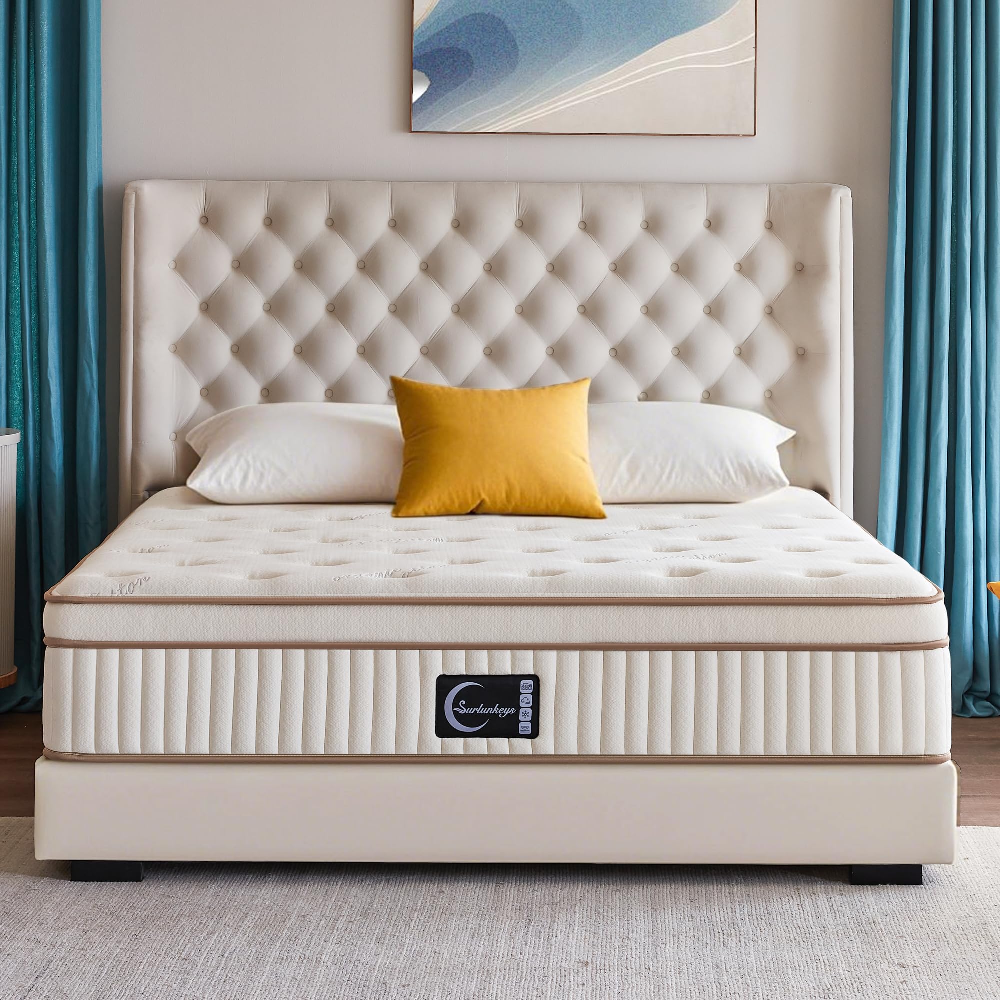 Big Into Fergy & Exciting Macaronセット Amazon.com: SURLUNKEYS Gel Foam Hybrid Mattress - Euro Top