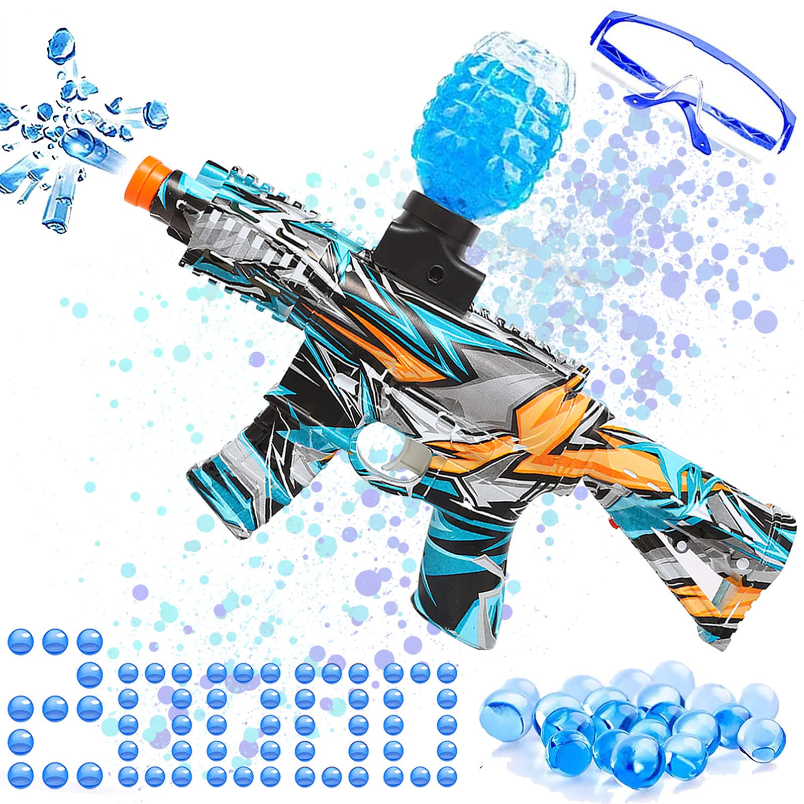 Buy ESQSIMI Gel Ball Blaster Gel Blaster with 20000 Gel Balls and