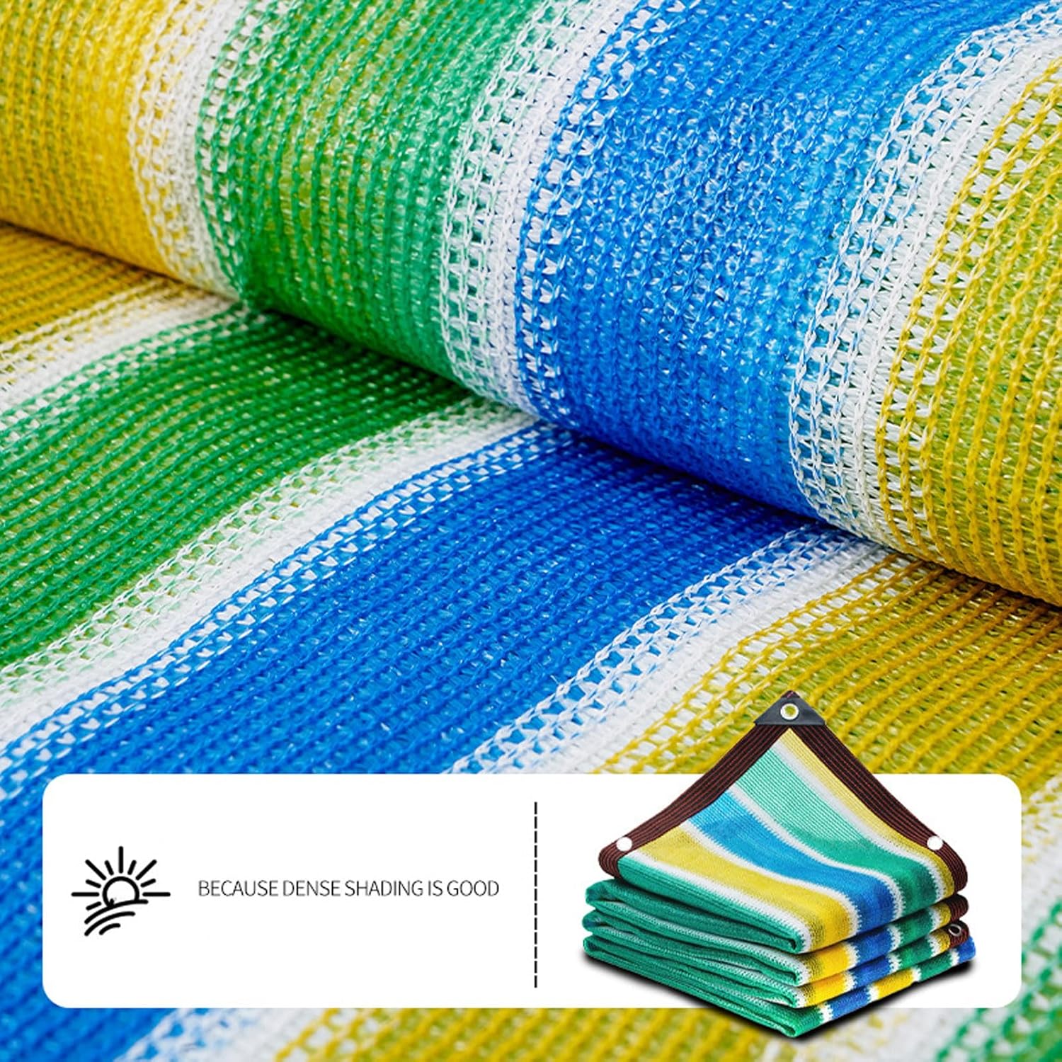 Shade Cloth with Grommets, 80%-85% Shade Fabric, Shade Cloth, Sunblock Shade Cloth Net, Garden Shade Tarp, Heat Insulation Shade Netting, for Greenhouse, Garden, Patio Plants, Pergola