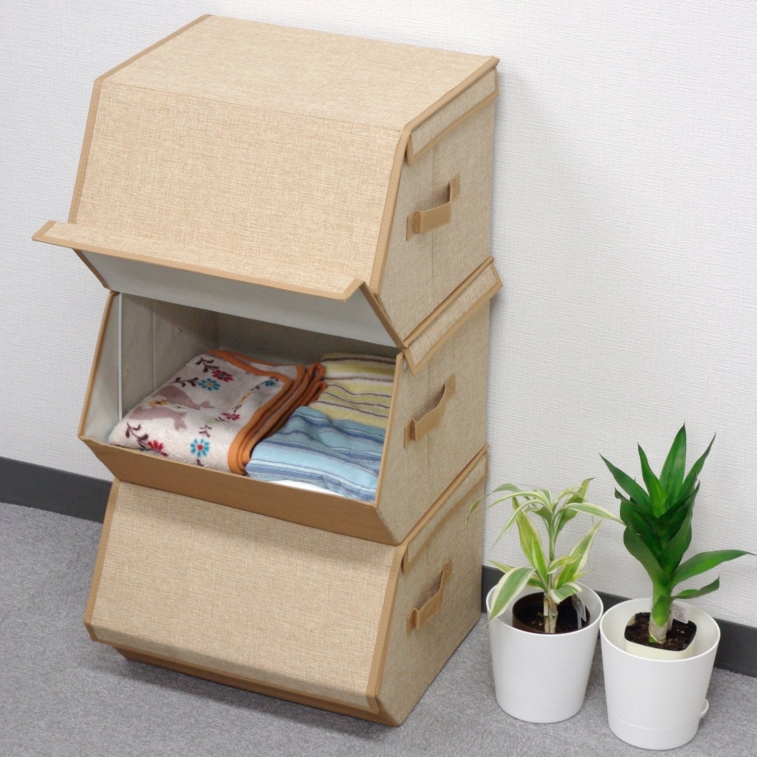上からも前からも出し入れできる収納BOX磁石タイプ収納ケースМ2個L4個計6個 上からも前からも出し入れできる収納BOX磁石タイプ収納ケースМ2個L4個
