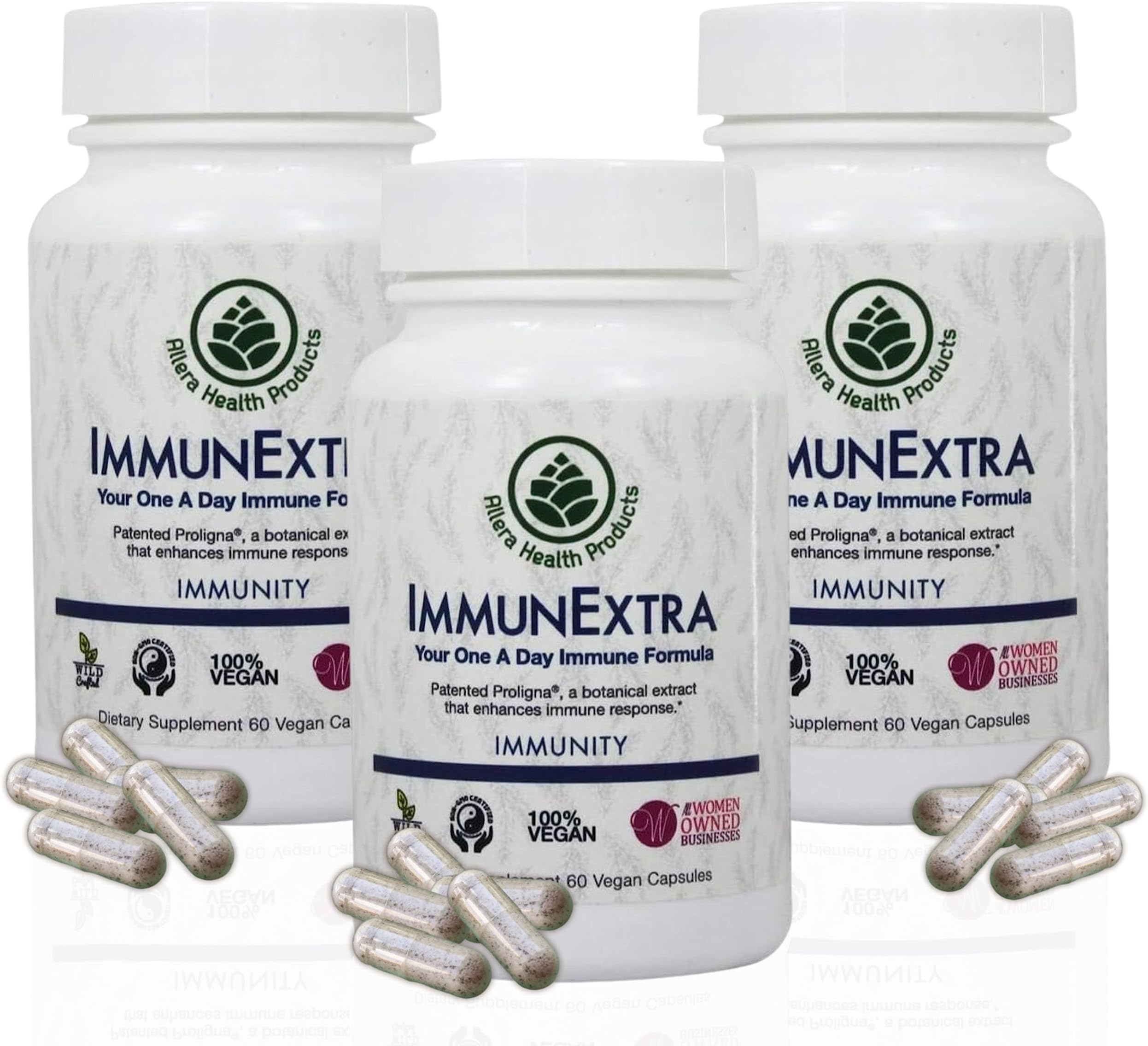 Immune Extra Allera Health Products 60 VCaps (Pack of 3)