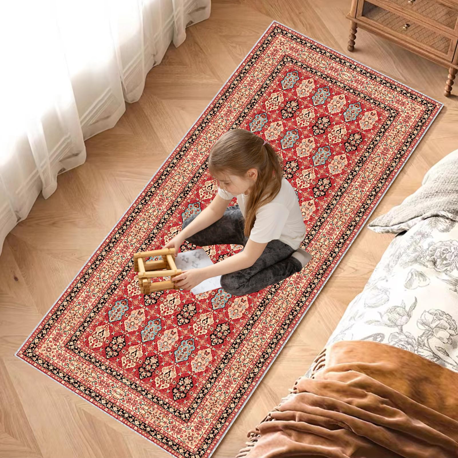 Bieżnik Korytarz Antypoślizgowy Zmywalny Dywan Długi korytarz 120 x 550 cm Mata kuchenna Przedni Zlew Chłonny Wewnętrzny Dywan Długi Wejście Dywan Kuchnia do Sypialni Salon
