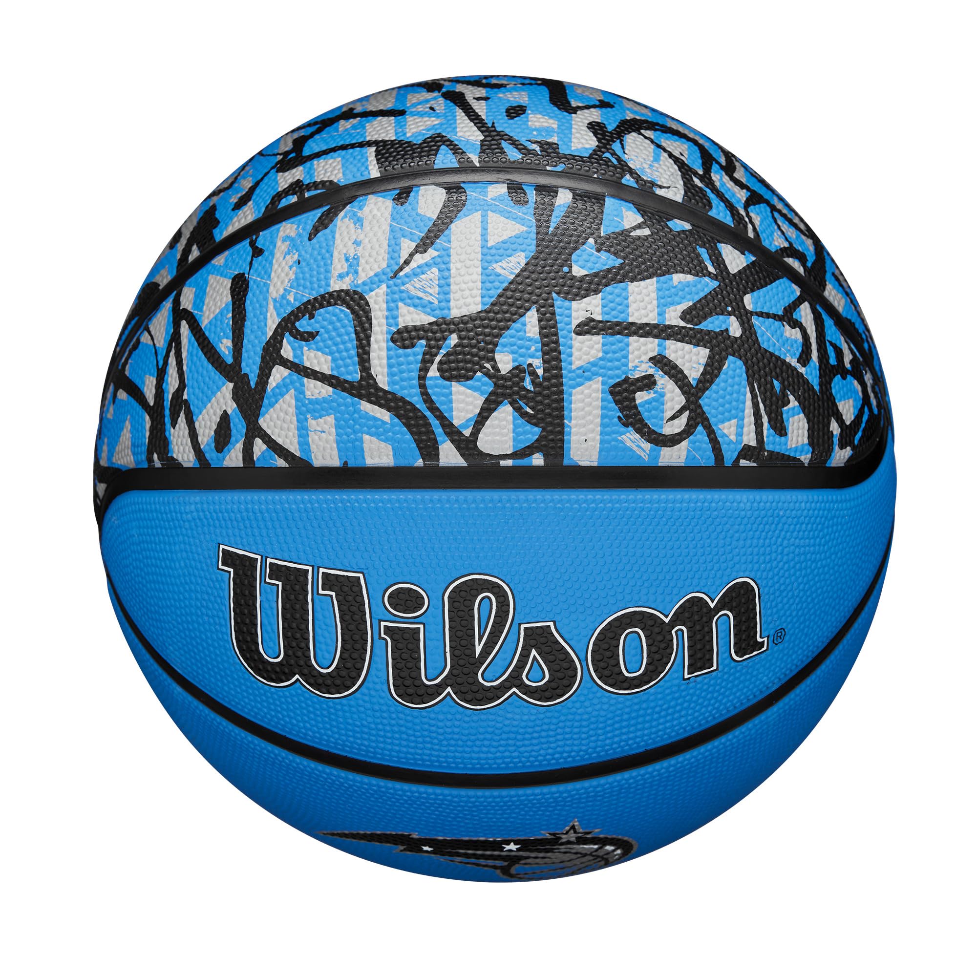 Wilson NBA Team Graffiti - Balón de Baloncesto - Orlando Magic, tamaño 7-29.5 Pulgadas