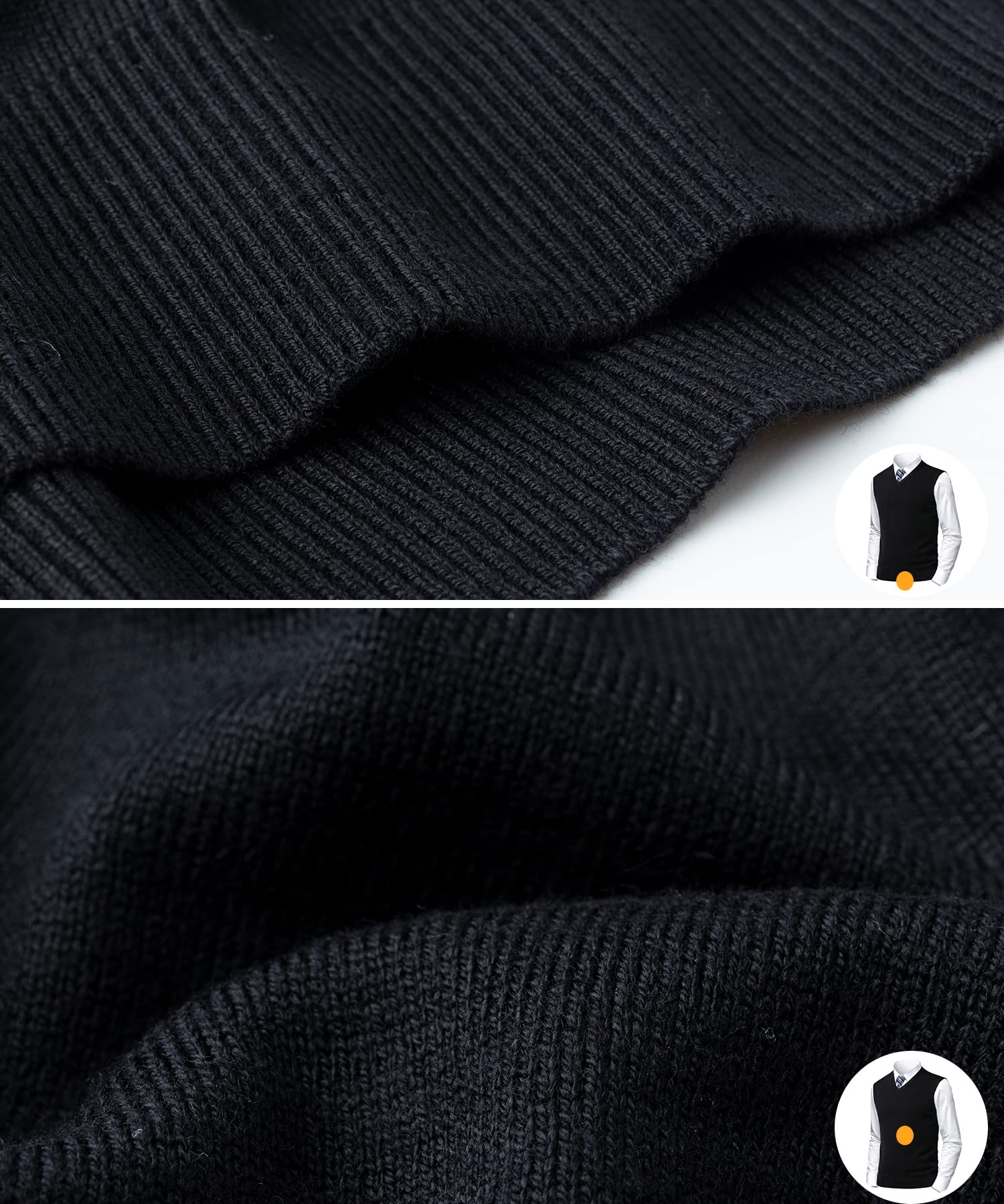 Hombre Sin Mangas con Cuello En Casual de Punto Pullover Jerséis Jersey Suéter Chaleco suéter Caballero Suéter Lana Cardigans Tank Tops Mangas Rebecas Chaqueta SuéTer para