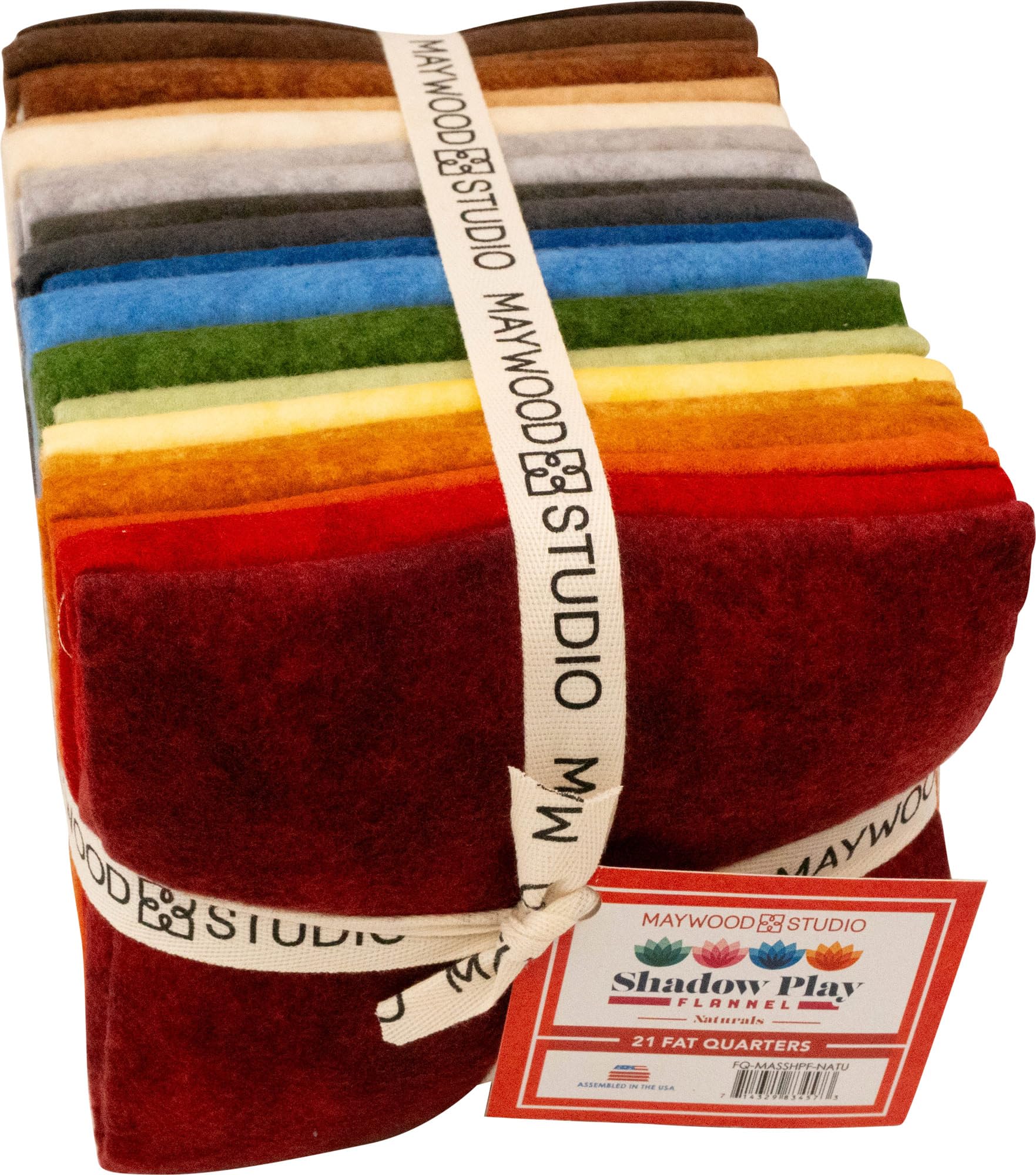 Shadow Play Flannel Naturals 21 Fat Quarters Maywood Studio
