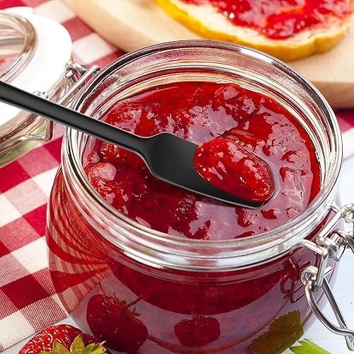 Miniatura 2 de Juego de 5 espátulas delgadas de silicona, espátulas de goma de grado alimenticio para hornear, cocinar y mezclar, resistentes al calor,