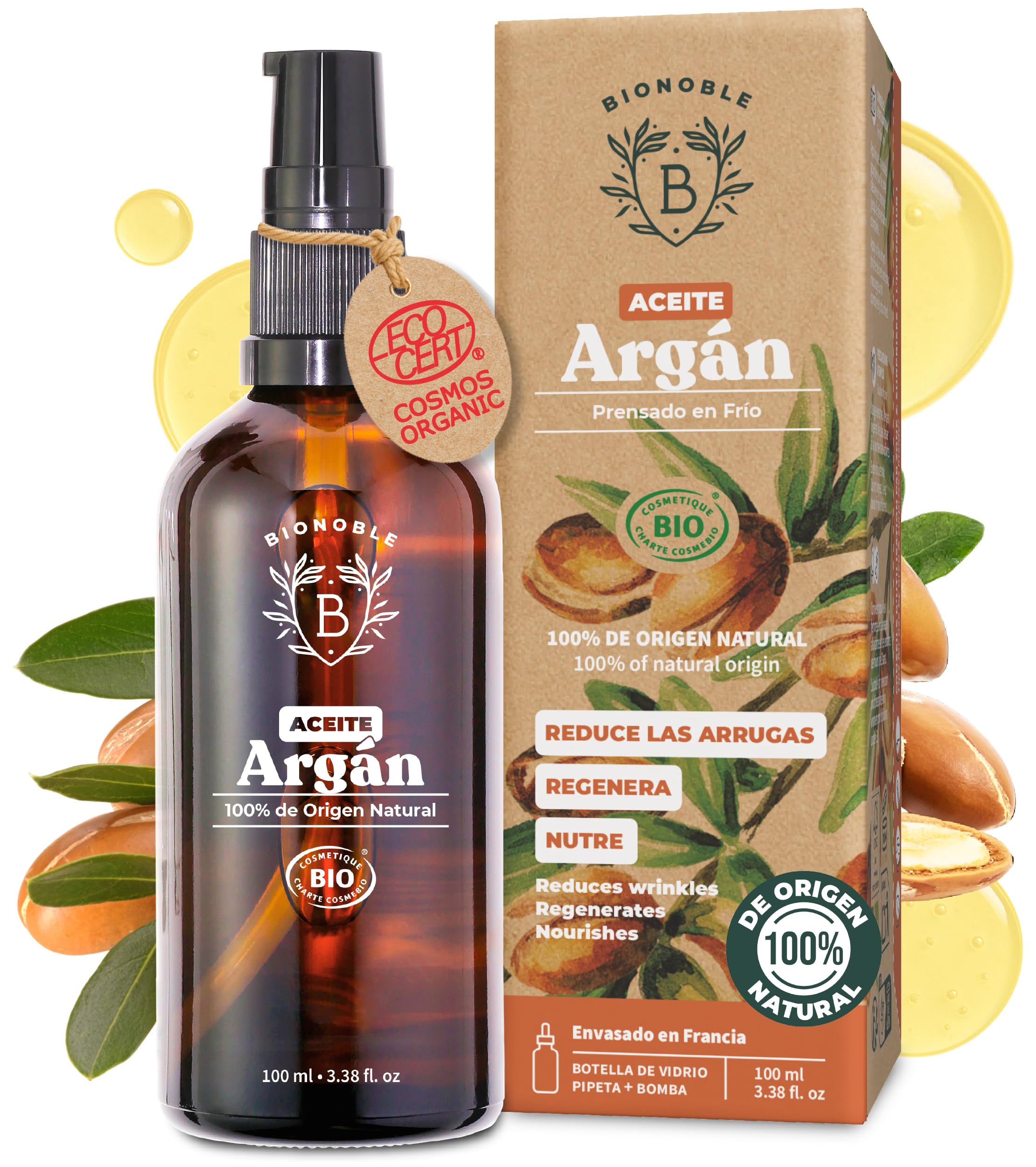 Aceite De Semilla De Algodón 100% Orgánico - 7 Lb (1 Galón), Prensado En Frío, Premium, Puro