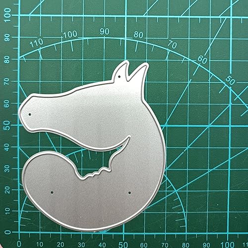 Miniatura 9 de Troqueles de corte de animales de caballo Plantilla de grabado de metal Plantilla de álbum de recortes DIY para hacer tarjetas de cumpleaños,