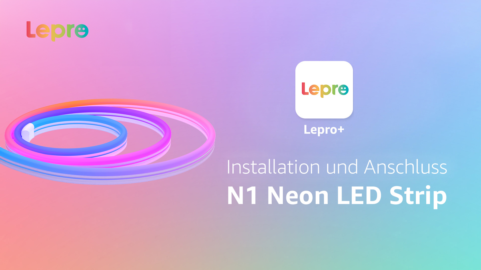 Lepro N1 AI Neon Tira LED 3 m, Diseñador de Iluminación AI Personalizado, Sync de Música y Control de Voz, IP65 Luces de Cuerda MagicColor, Funcion con Alexa y Google Home para