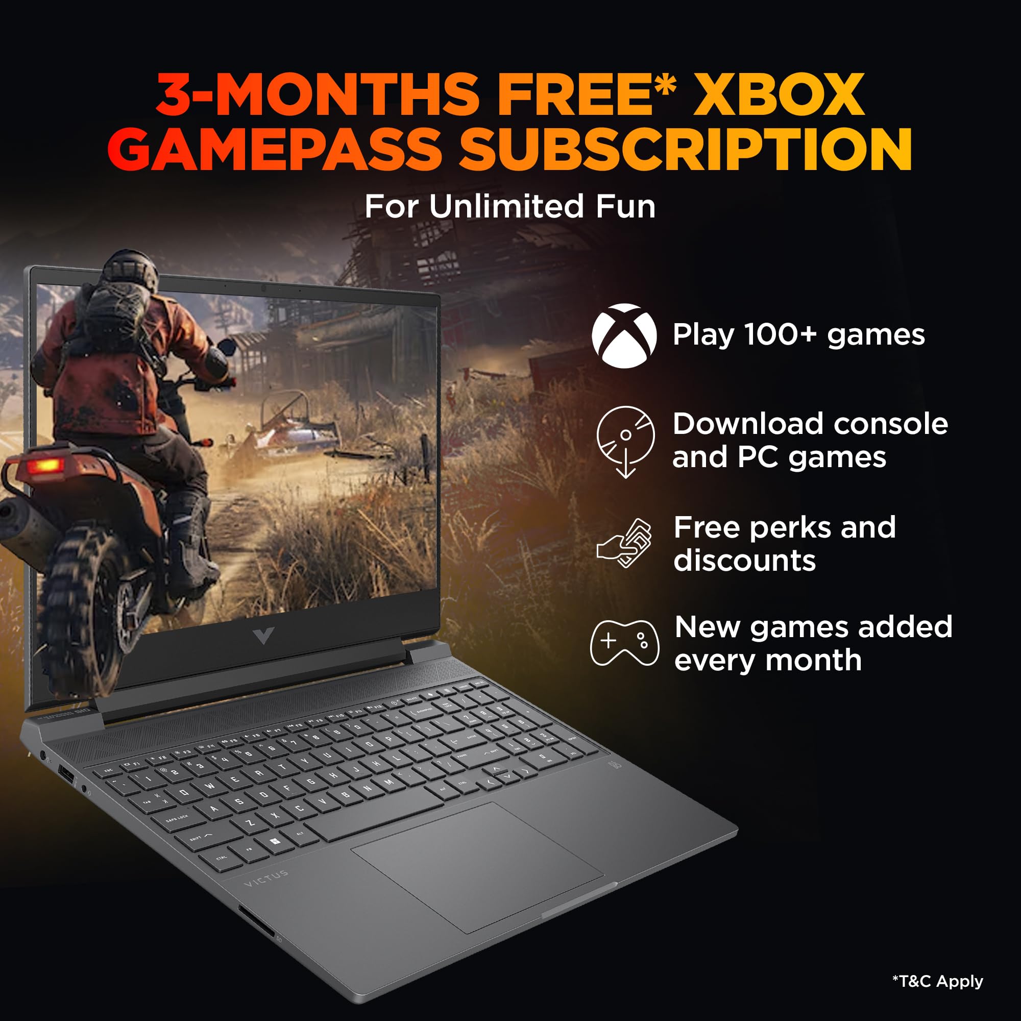 HP Smartchoice Victus, 13th Gen i7-13620H, 6GB RTX 4050, 16GB DDR4(Upgradeable) 512GB SSD, 144Hz, 300nits, 15.6''/39.6cm, Win11, Office24, Mica Silver, 2.3kg, fa2100tx, Xbox Gamepass* Gaming Laptop — Amazon image 10