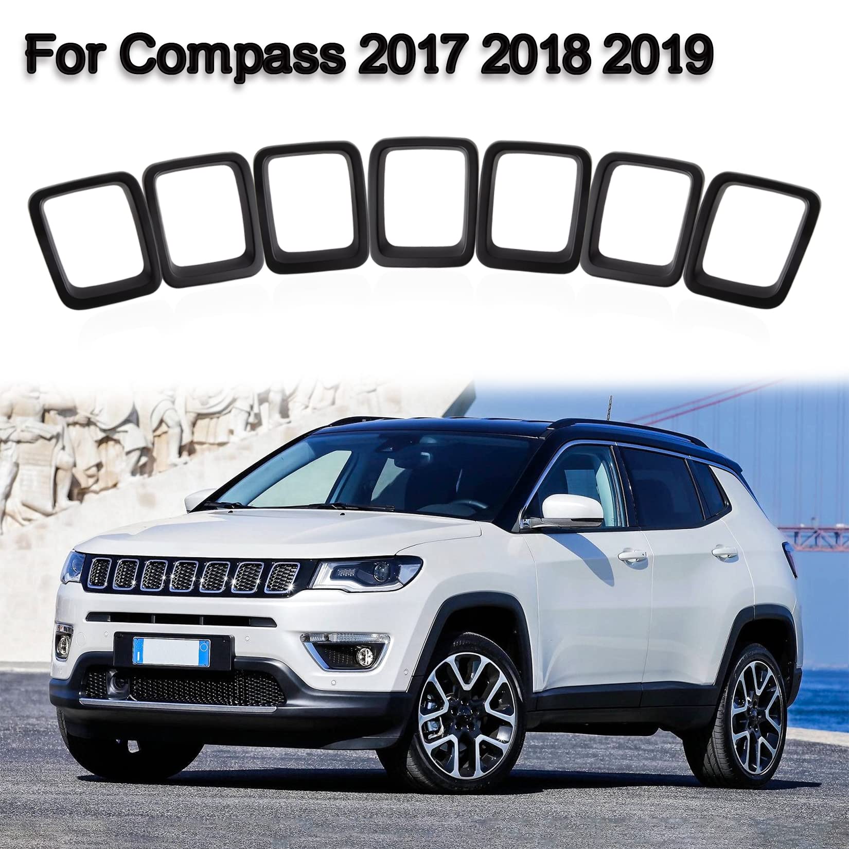 Inserto per griglia anteriore automobilistica per Jeep per