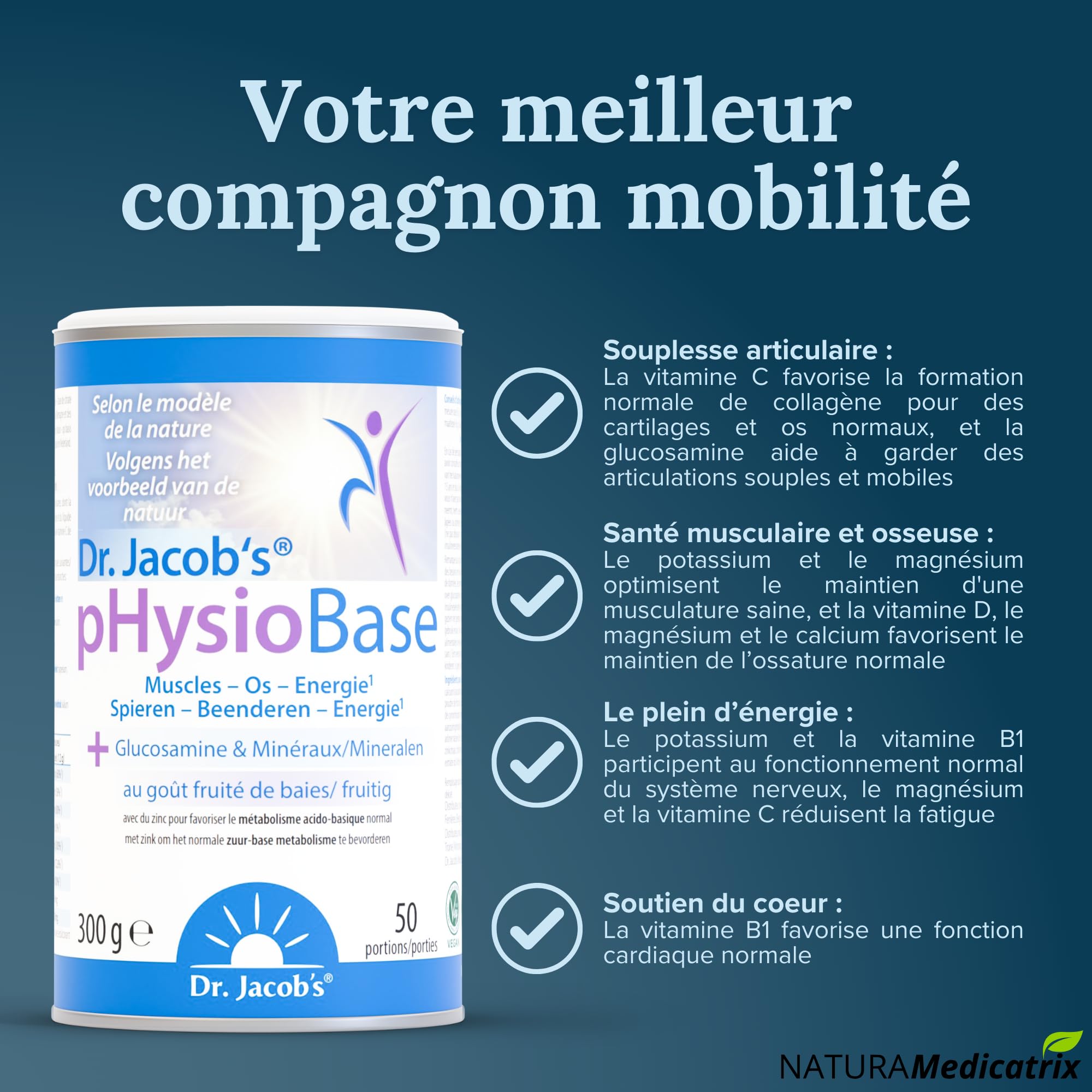Dr. Jacobs - pHysio Base Mélange Minéral