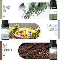Vista 3 de Aceite aromático, MitFlor Woodland - Juego de aceites perfumados, aromas para hacer jabón y velas, aceites esenciales para difusores para el hogar