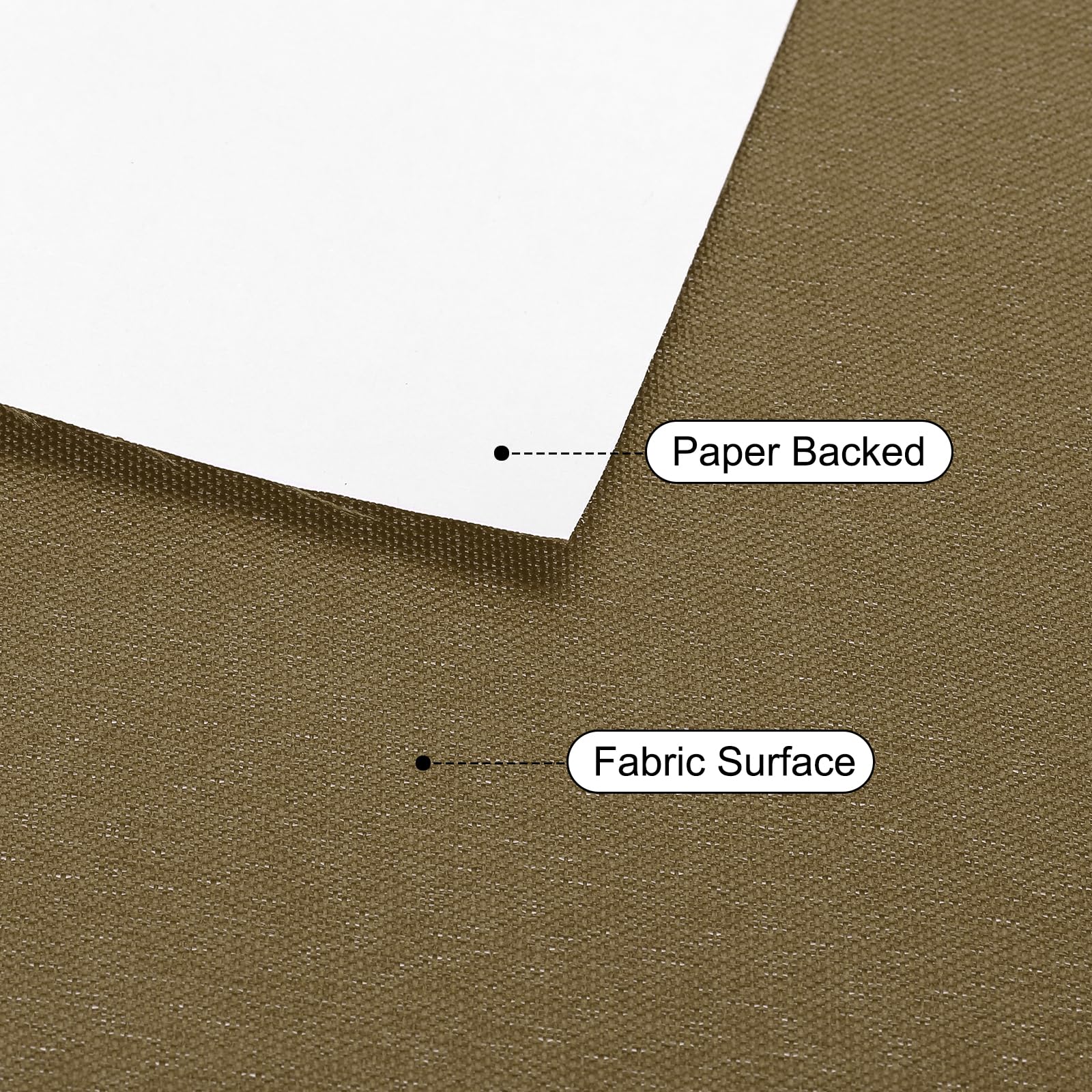 PATIKIL Book Binding Cloth, 51 x 11 Inches Book Cloth for Binding Repairing Fabric Surface Paper Backed Bookbinding Supplies, Brown - Image 3