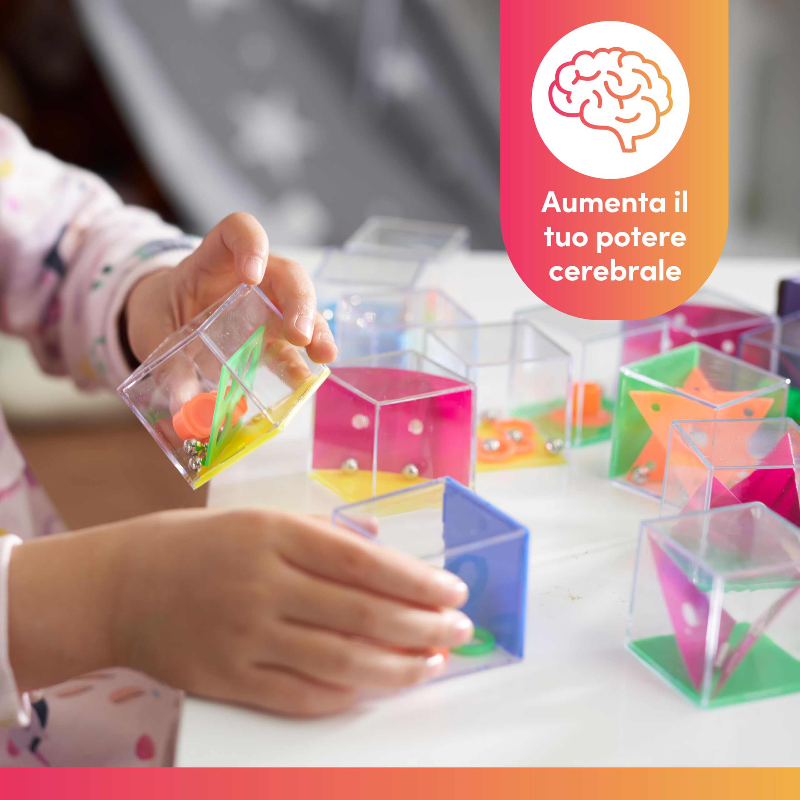 THE TWIDDLERS 28 Rompicapo Bambini Gadget Compleanno, Livelli di Difficoltà Assortito - 3D Cubi Puzzle Mini Giochi Regalini Fine Festa Compleanno Giochini Bambino Bambina, Comunione Gadget Bomboniere
