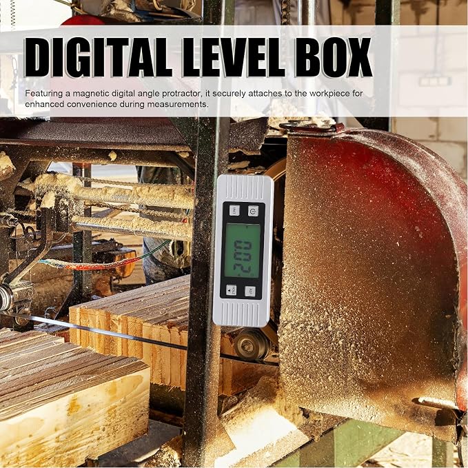 Calibrador digital de ángulos magnético para carpintería miniatura 6