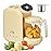 Chefhandy Baby Food Maker, Steamer & Blender with Stainless Steel Basket, Puree Maker with Auto/Manual Blend, Bottle Warmer & Sterili-zer, Safe & Easy-to-Clean Compact Baby Food Processor (Yellow)
