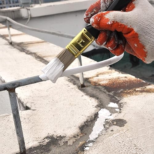 Miniatura 8 de Great Andrew - Juego de 5 pinceles de pintura de gran valor, multiuso (3 pulgadas, 2 pulgadas, 1.5 pulgadas, 1 pulgada plana y 1.5 pulgadas en