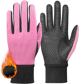 FINGER TEN Womens Winter Golf Gloves Cold Weather Thermal Pair